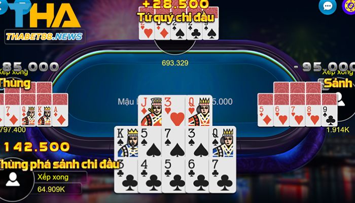 Các trường hợp ăn trắng trong game mậu binh online