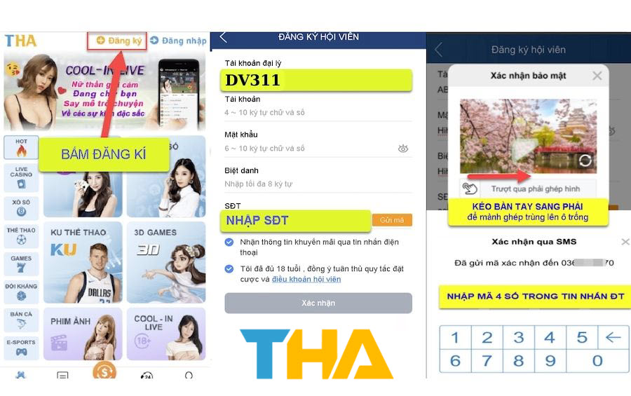 Hướng dẫn Đăng ký tài khoản Thabet trong 1 phút